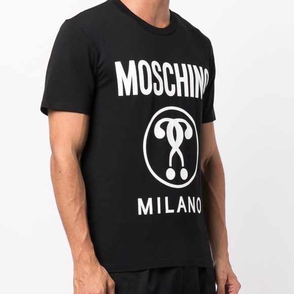 Moschino Milano double question mark t-shirt NEW - Picture 6 of 8
